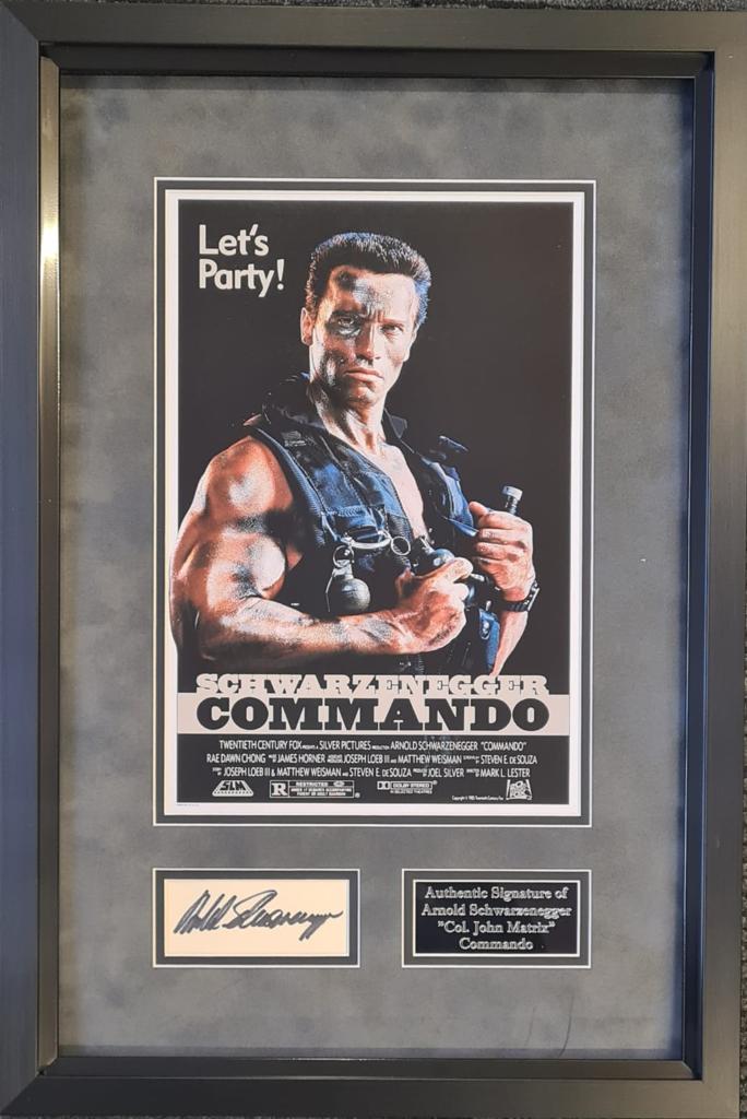 Arnold Schwarzenegger Authentic Autograph