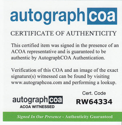 Ralph Macchio Authentic Autograph ACOA