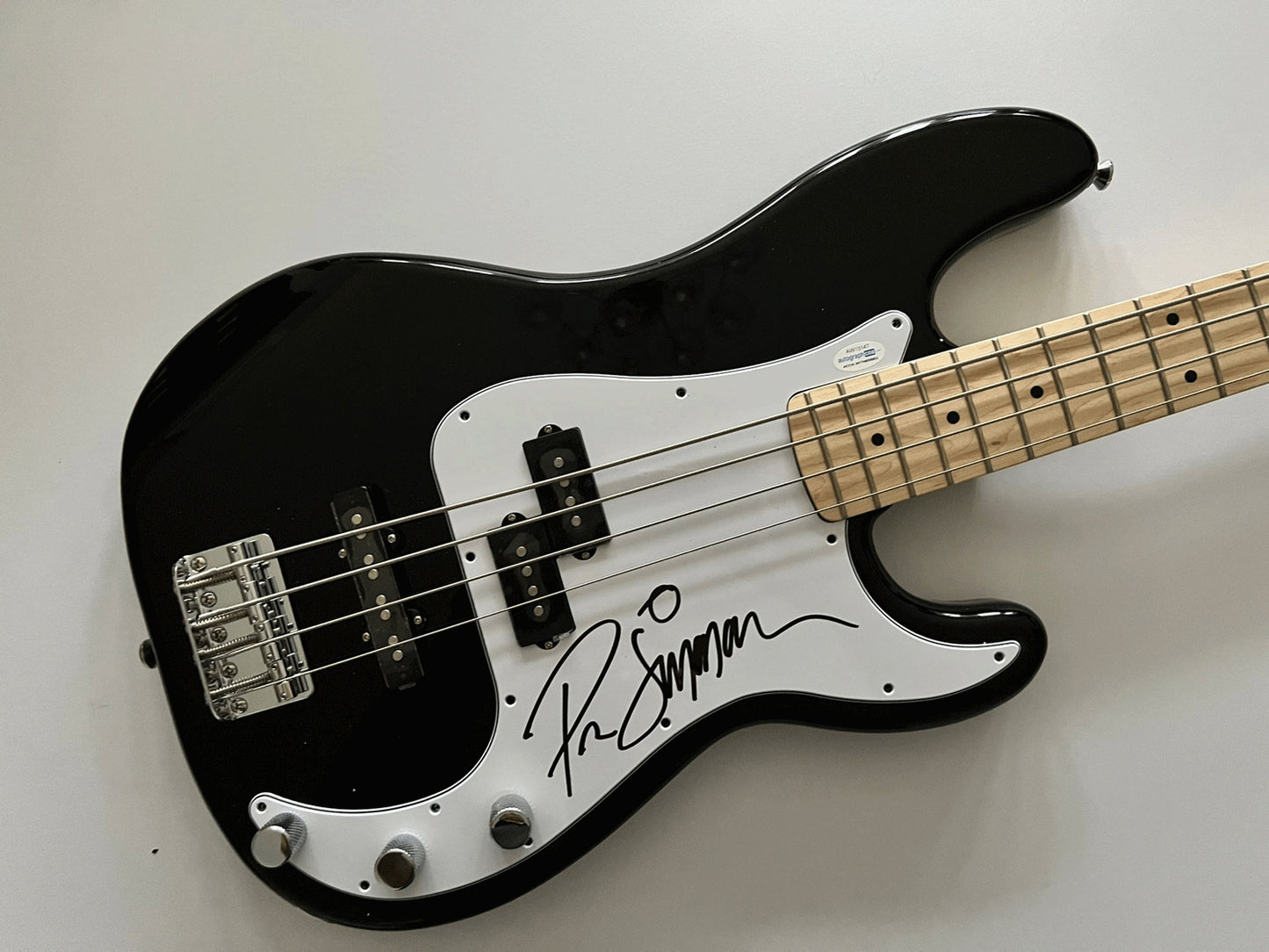 Paul Simonon Guitar Authentic Autograph