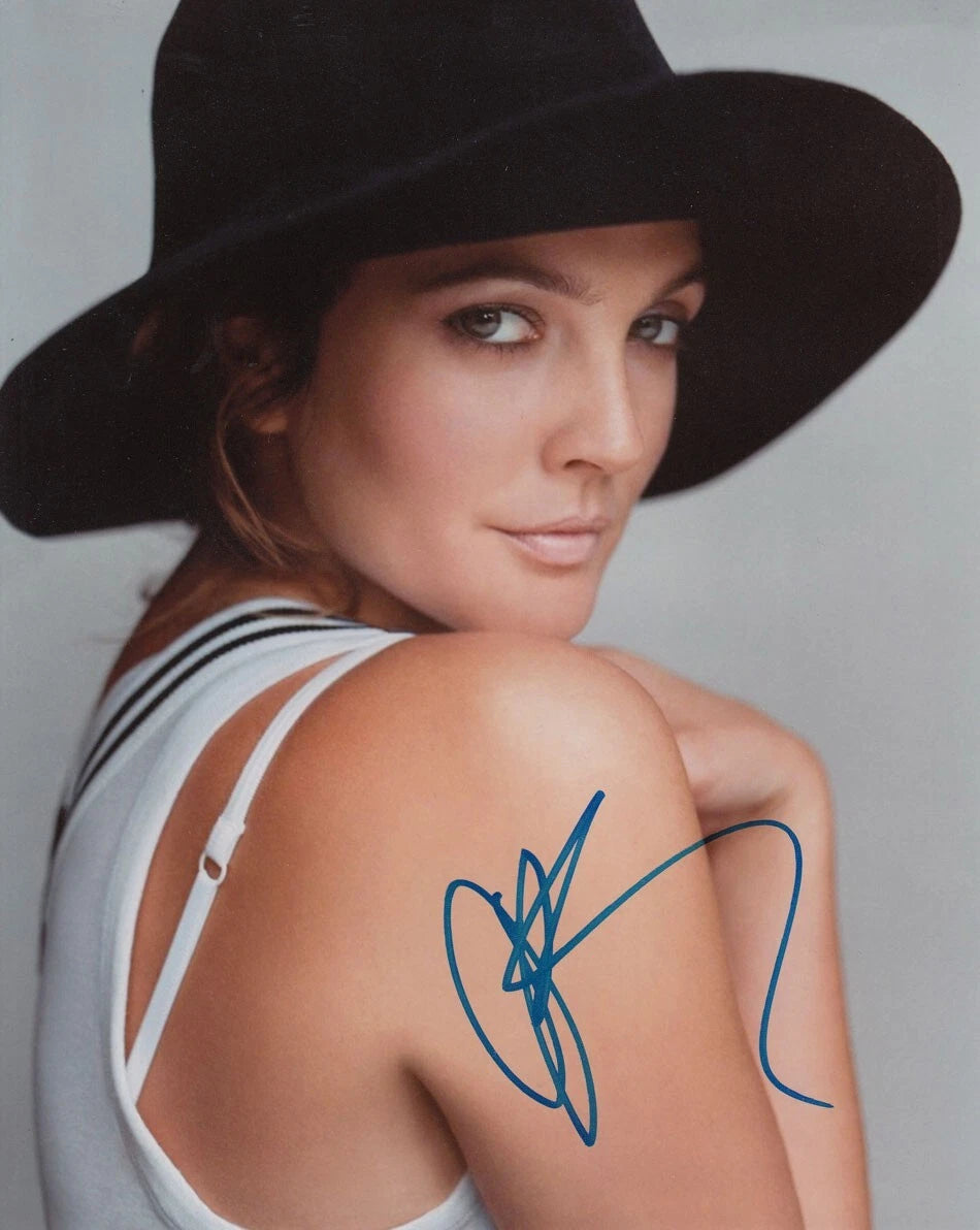Drew Barrymore Authentic Autograph + ACOA