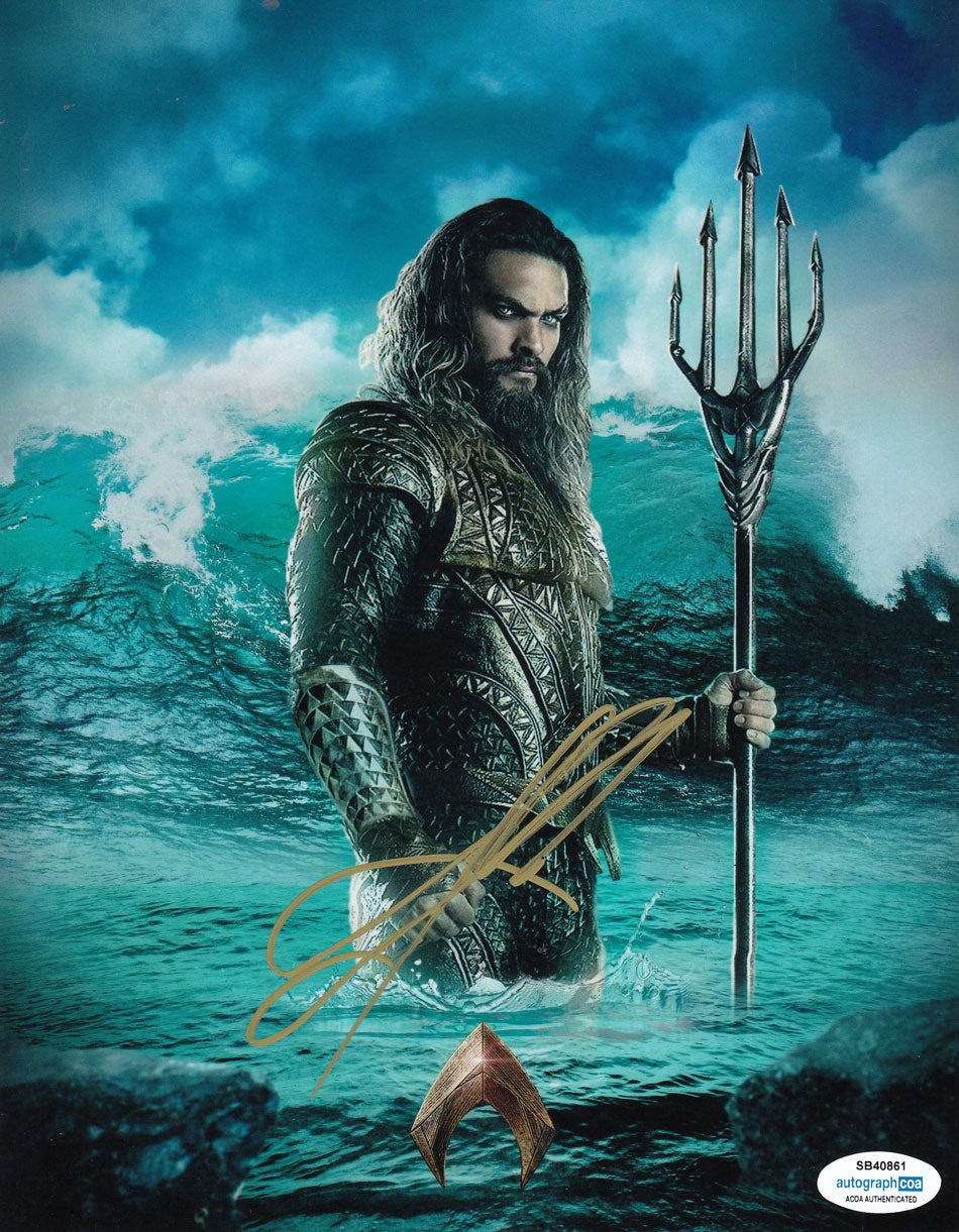 Jason Momoa Authentic Autograph + ACOA